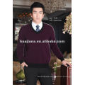 Luxury men's v neck pure Cashmere sweater